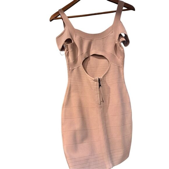 Guess Y2K blush pink bandage Mini dress sz M - Picture 6 of 6